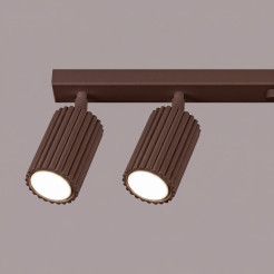 Plafon KARBON 6L brązowy SL.2376
