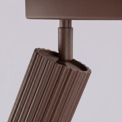 Plafon KARBON 6L brązowy SL.2376