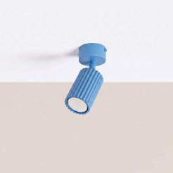 Plafon KARBON 1 błękitny SL.2378