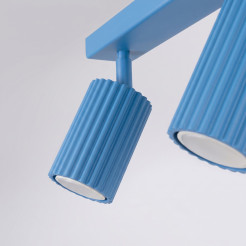 Plafon KARBON 2 błękitny SL.2379