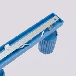 Plafon KARBON 6L błękitny SL.2383