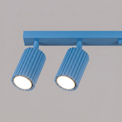 Plafon KARBON 6L błękitny SL.2383