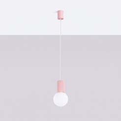 Lampa wisząca HALO 1 różowa SL.2387