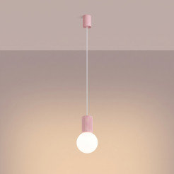 Lampa wisząca HALO 1 różowa SL.2387