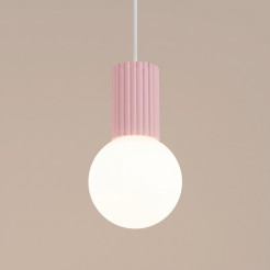 Lampa wisząca HALO 1 różowa SL.2387