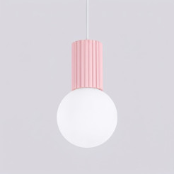 Lampa wisząca HALO 1 różowa SL.2387
