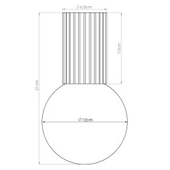 Plafon HALO szałwiowy IP44 SL.2389