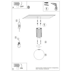 Plafon HALO szałwiowy IP44 SL.2389