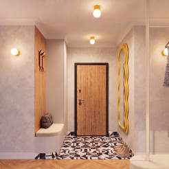 Kinkiet HALO żółty IP44 SL.2391