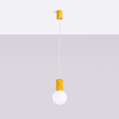 Lampa wisząca HALO 1 żółta SL.2393
