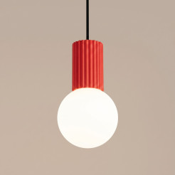 Lampa wisząca HALO 1 czerwona SL.2396