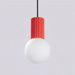 Lampa wisząca HALO 1 czerwona SL.2396