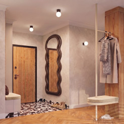Kinkiet HALO brązowy IP44 SL.2397