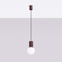 Lampa wisząca HALO 1 brązowa SL.2399