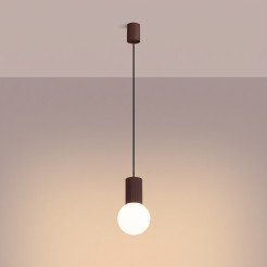 Lampa wisząca HALO 1 brązowa SL.2399