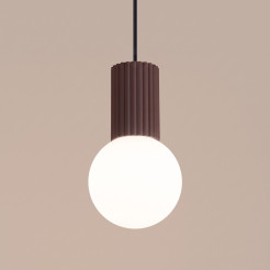 Lampa wisząca HALO 1 brązowa SL.2399