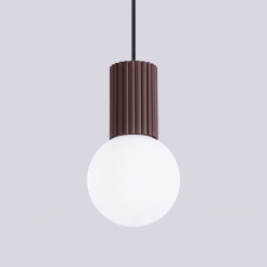 Lampa wisząca HALO 1 brązowa SL.2399