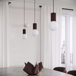 Lampa wisząca HALO 1 brązowa SL.2399