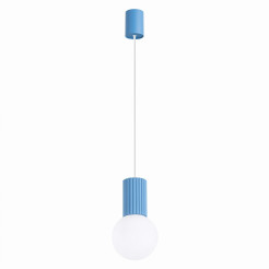 Lampa wisząca HALO 1 błękitna SL.2402