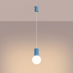 Lampa wisząca HALO 1 błękitna SL.2402