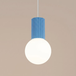 Lampa wisząca HALO 1 błękitna SL.2402