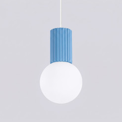 Lampa wisząca HALO 1 błękitna SL.2402