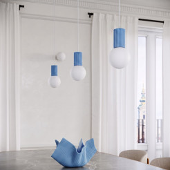 Lampa wisząca HALO 1 błękitna SL.2402
