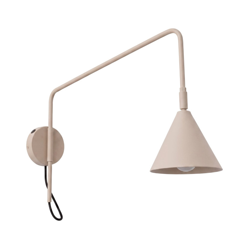 Kinkiet NOX 1 taupe z włącznikiem SL.2497