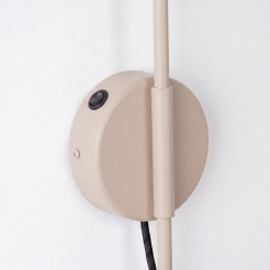 Kinkiet NOX 1 taupe z włącznikiem SL.2497