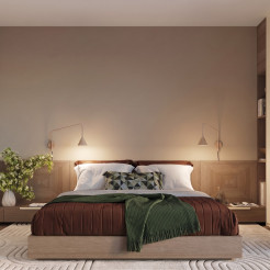 Kinkiet NOX 1 taupe z włącznikiem SL.2497