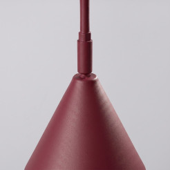 Kinkiet NOX 1 burgund z włącznikiem SL.2498
