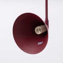 Kinkiet NOX 1 burgund z włącznikiem SL.2498