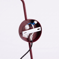 Kinkiet NOX 1 burgund z włącznikiem SL.2498