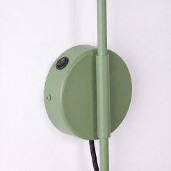 Kinkiet NOX 1 szałwiowy z włącznikiem SL.2501