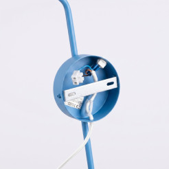 Kinkiet NOX 1 błękitny z włącznikiem SL.2505