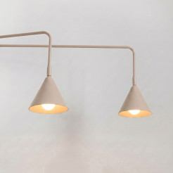 Kinkiet NOX 2 taupe z włącznikiem SL.2512