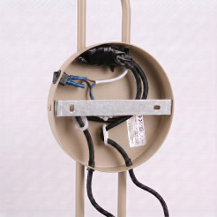Kinkiet NOX 2 taupe z włącznikiem SL.2512