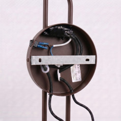 Kinkiet NOX 2 brązowy z włącznikiem SL.2519
