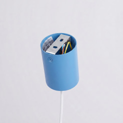 Lampa wisząca NOX 25 błękitna SL.2535
