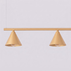 Żyrandol NOX 4L złota SL.2553