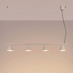 Żyrandol NOX 4L taupe SL.2557