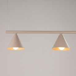 Żyrandol NOX 4L taupe SL.2557