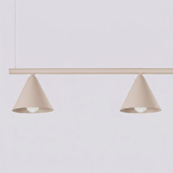 Żyrandol NOX 4L taupe SL.2557
