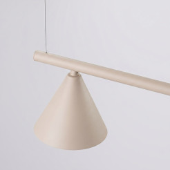 Żyrandol NOX 4L taupe SL.2557