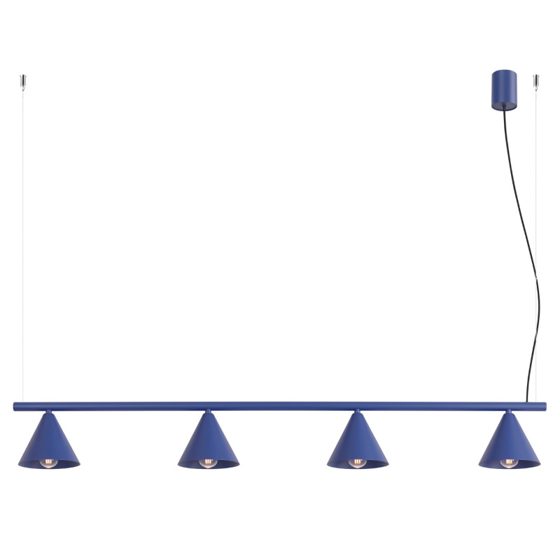 Żyrandol NOX 4L ultramaryna SL.2559