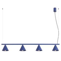 Żyrandol NOX 4L ultramaryna SL.2559