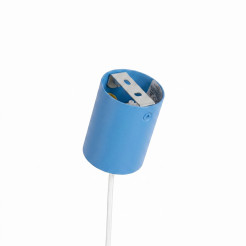 Żyrandol NOX 4L błękitna SL.2565