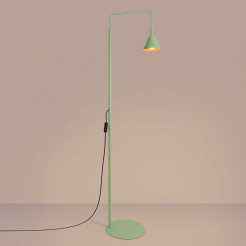 Lampa podłogowa NOX szałwiowa SL.2591