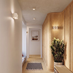 Kinkiet AURA 2 beżowy G9 SL.2598