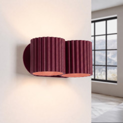Kinkiet AURA 2 burgund G9 SL.2604